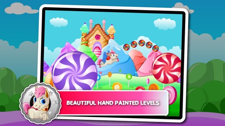 Pony Princess Jump Flyer - My Flappy Unicorn Ride in Little Rainbow Disco Kingdom screenshot