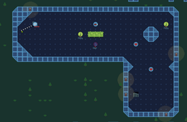 Rogue Strokes: Minigolf Dungeons (7DRL 2024) screenshot