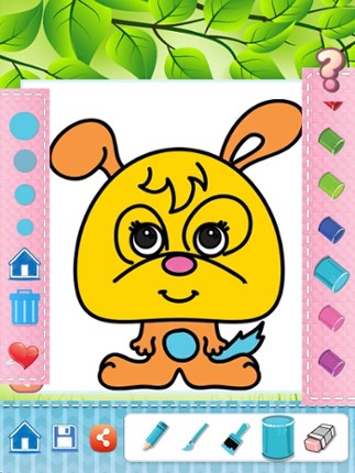 Safari Animals Drawing Coloring Book - Cute Caricature Art Ideas pages for kids screenshot