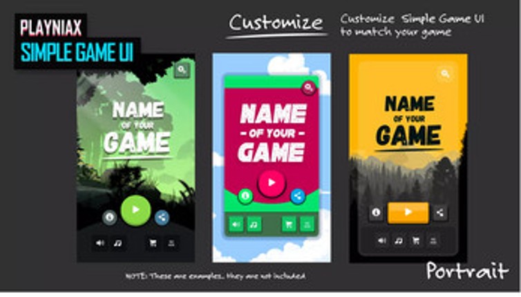 SimpleGameUI - Unity UI Template Image