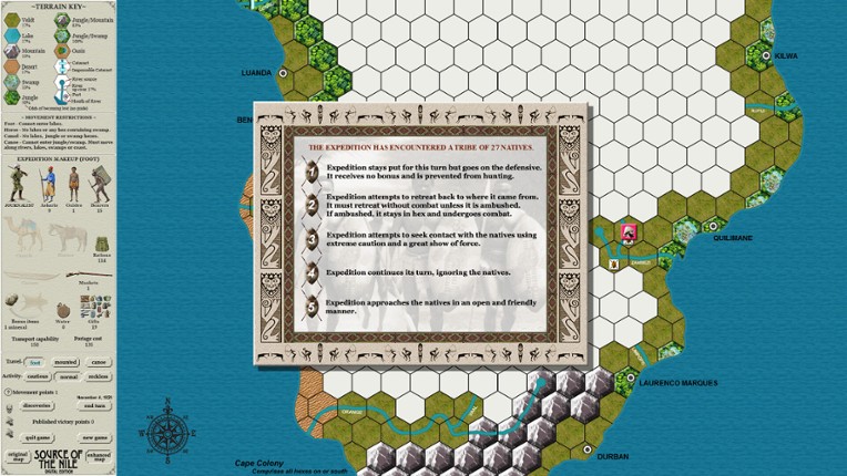 Source of the Nile Digital Edition screenshot