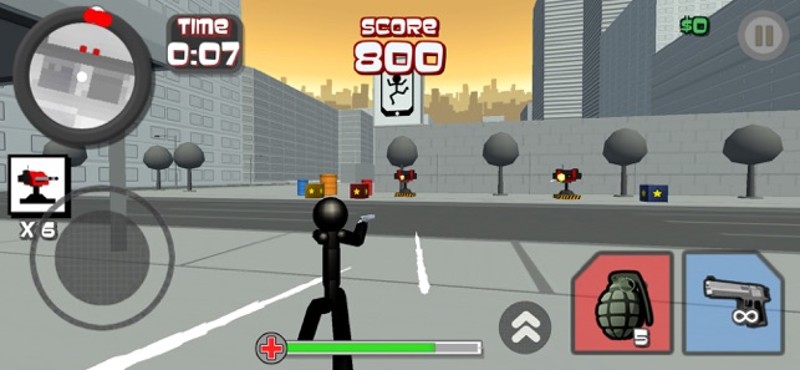Stickman City Shooting 3D screenshot