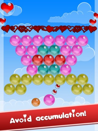 Bubble Shooter Love Valentine - A deluxe match 3 puzzle special for Valentine's day Image