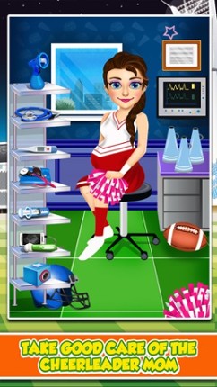 Cheerleader Mommy's Baby Doctor Salon - Makeup Spa Prom Games for Girls! screenshot