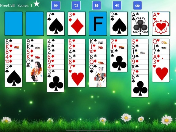 FreeCell Solitaire - screenshot