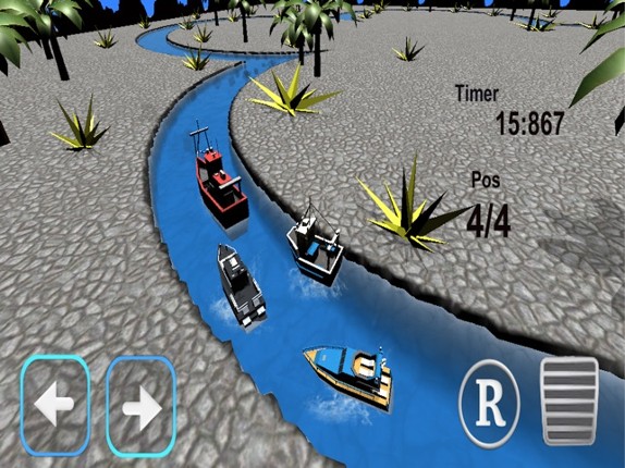 Fun racing games - jetski boat screenshot