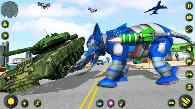Elephant Robot Car Game 2025 screenshot