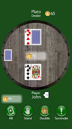Blackjack 21 Card Game Friends screenshot