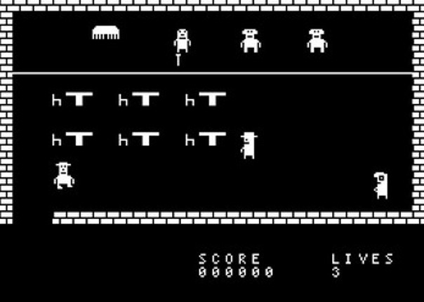 Search for magic staff (ZX Spectrum,Dragon32) screenshot