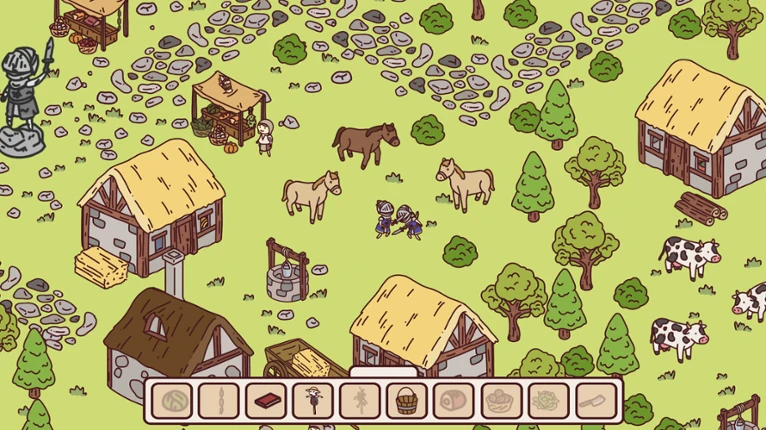 Hidden Doodles: Medieval Town Image