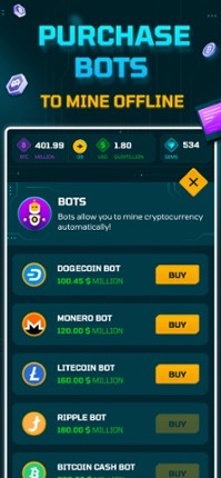 Idle Crypto Miner Game screenshot