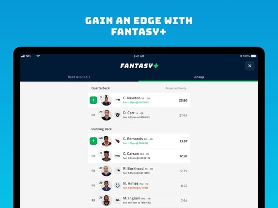 NFL Fantasy Football screenshot