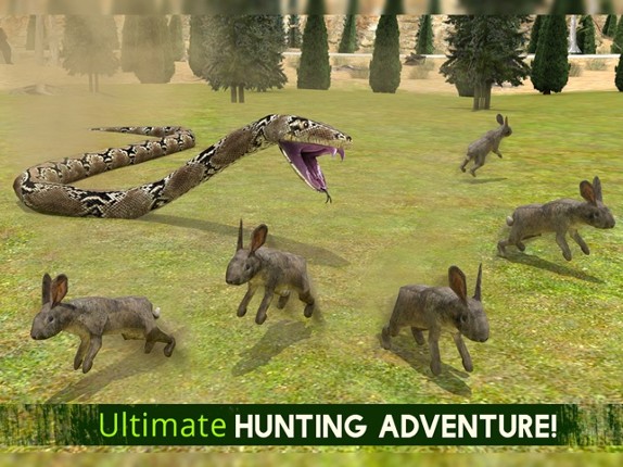Real Flying Snake Attack Simulator: Hunt Wild-Life Animals in Forest Image