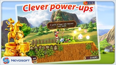 Supercow: funny farm arcade platformer Lite Image