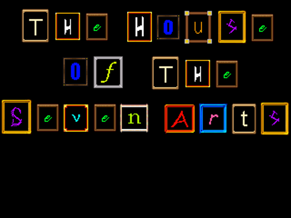 The House of the Seven Arts Game Cover