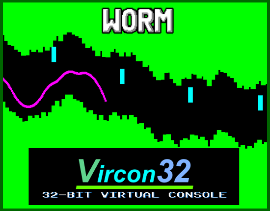 Worm Vircon32 version Image