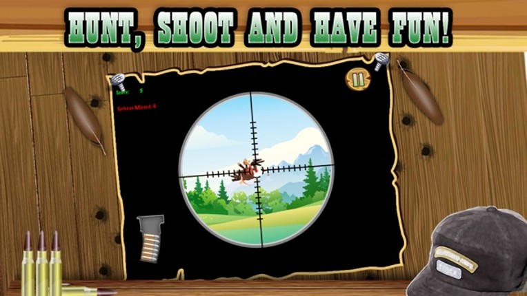 Awesome Turkey Hunting Shooting Game By Top Gun Sniper Hunt Games For Boys FREE screenshot