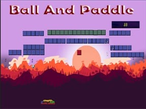 Ball And Paddle Image