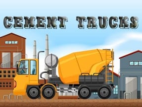 Cement Trucks Hidden Objects Image