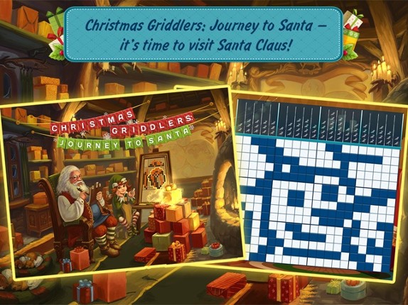 Christmas Griddlers: Journey to Santa Free — Nonogram japanese pixel logic game screenshot