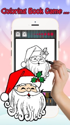 Color Santa:Christmas Coloring Book Pages Fun Kids screenshot