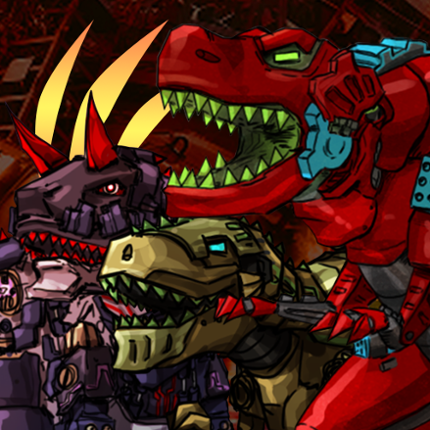 Dino Robot Battle Field: War Image