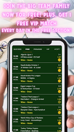 Big Team: AI Betting Tips screenshot