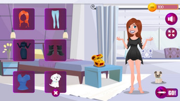 Molly Traveler Dress Up screenshot