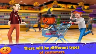 Halloween Supermarket Store Image