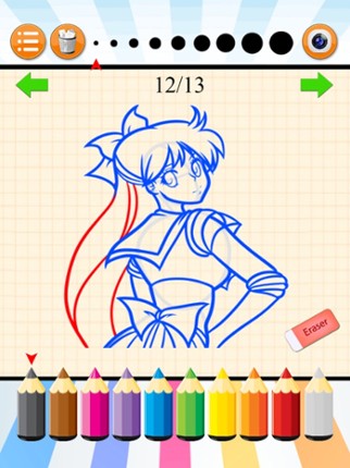 How to Draw for Sailor Moon : Drawing and Coloring screenshot