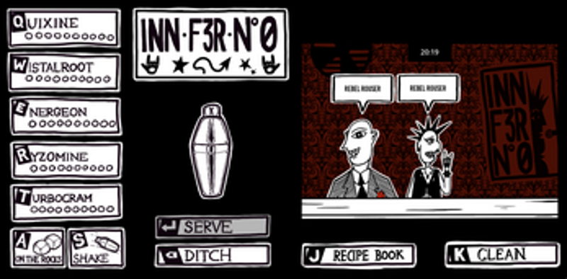 Inn-f3r-n0 : late capitalism bartender action Image