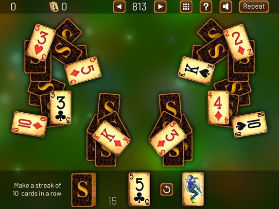 3000 TriPeaks Solitaire Games screenshot