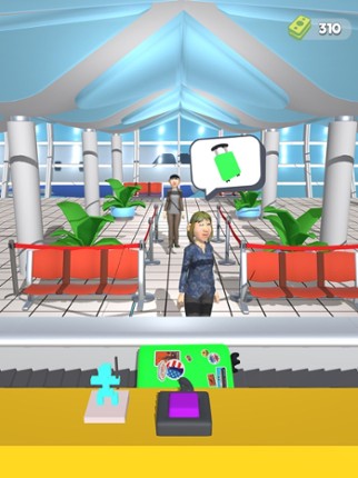 Airplane Parking 3D Image