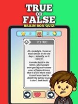 Brain Box Quiz: True Or False Image