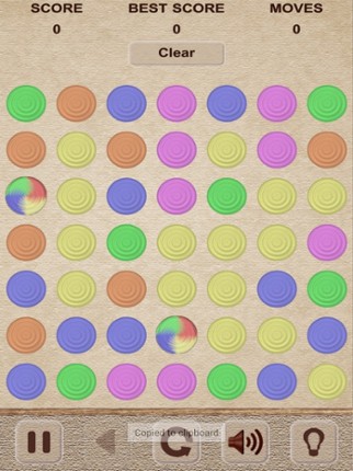 Color Bubbles in line screenshot