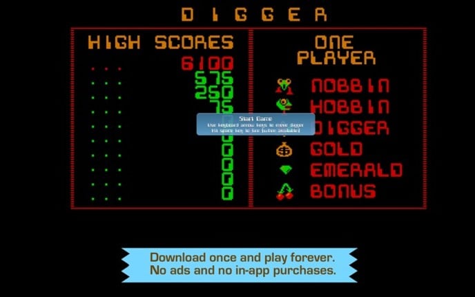 Digger - Classic arcade game Image