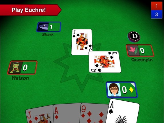 Euchre 3D screenshot