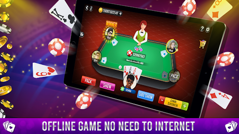 Teenpatti Indian poker 3 patti screenshot