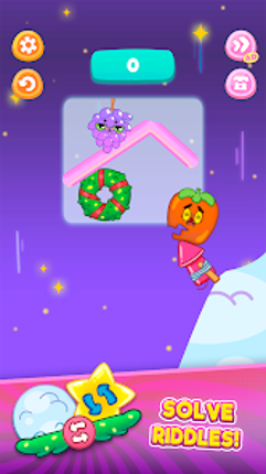 Draw To Smash: Fruit Cats screenshot