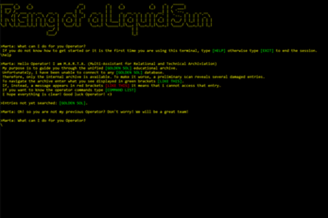 Rising of a Liquid Sun Image