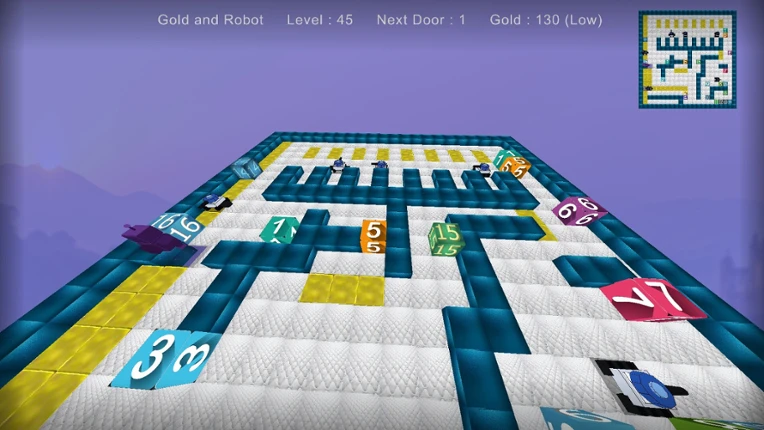 Gold and Robot Image