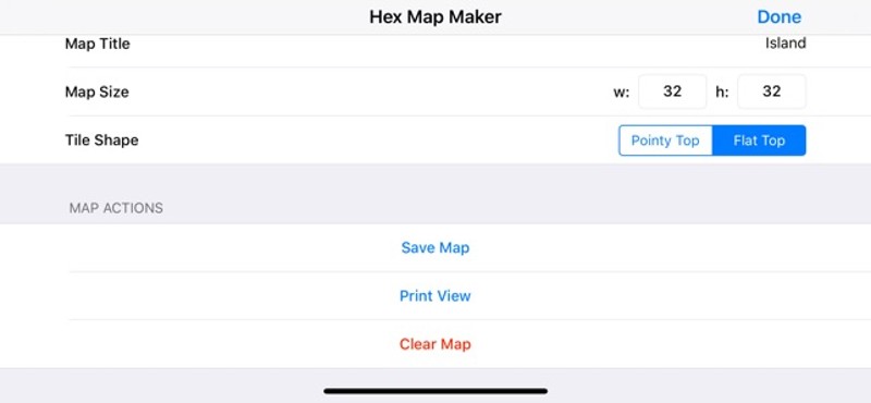 Hex Map Maker screenshot