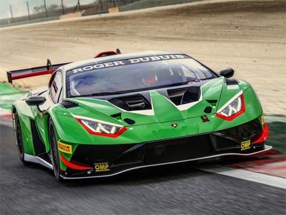 Lamborghini Huracan GT3 EVO2 Slide Game Cover