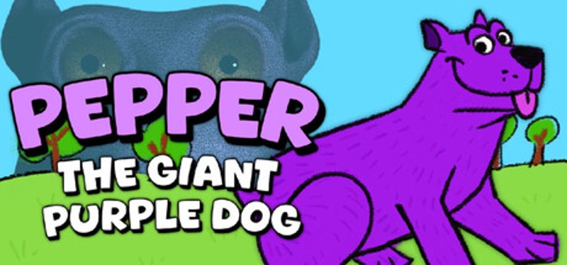Pepper the Giant Purple Dog Image