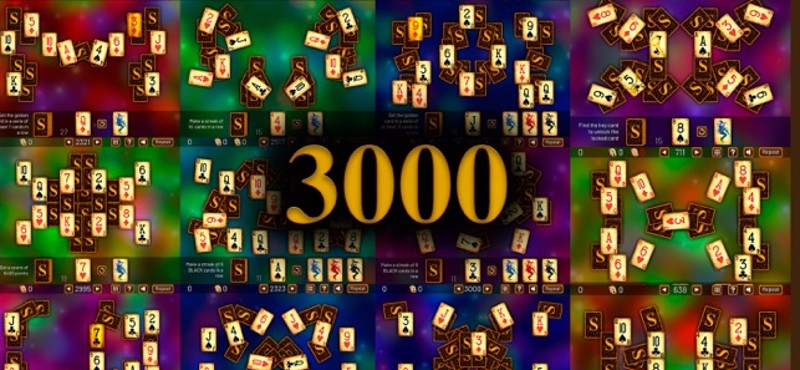 3000 TriPeaks Solitaire Games Image