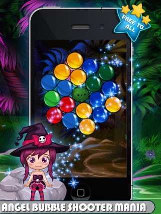 Angel Bubble Shooter Mania. Candy Smash game for kids Image