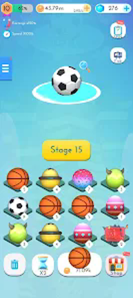 Bounce Ball: Merge Tycoon screenshot
