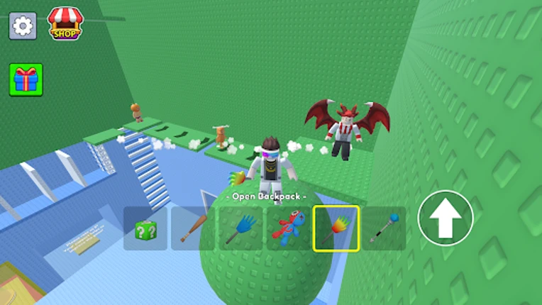 Lucky Slap Tower: Troll IQ screenshot