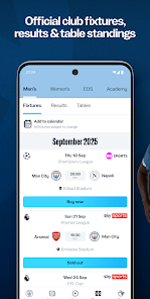 Manchester City Official App screenshot