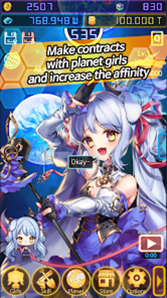 Planet Master : Idle girls screenshot